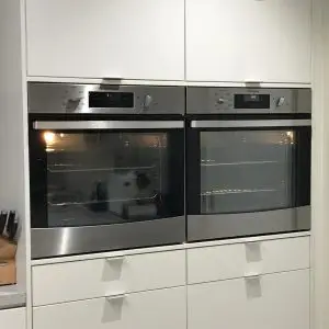 Double oven installation